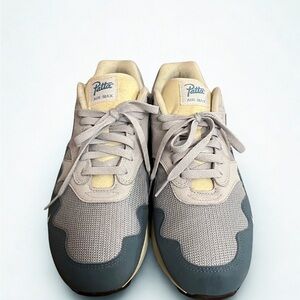 Patta Air Max Gray and Cream Sneakers